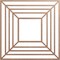 Ekena Millwork Raven Wood Fretwork Pierced Ceiling Medallion, Wood (Paint Grade), 32"OD x 11 3/4"ID x 3/8"T CMWP32X32X0375RAMF - alternate 1